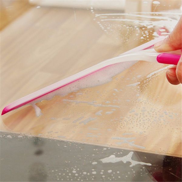 

practical soft glass scraper squeegees , wiper window brush cleaner car window washing kitchen bathroom home squeegee tools