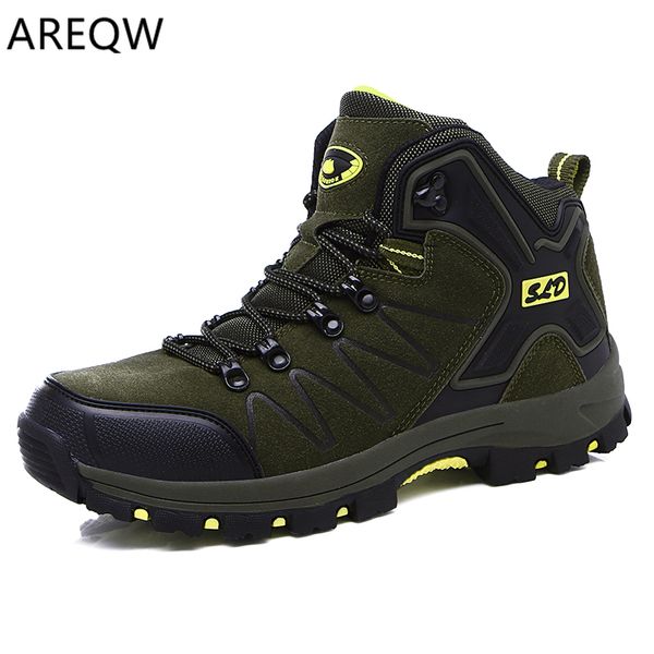 

2019super warm men winter boots quality men boots fur plush snow winter shoes for outdoor shoes, Black