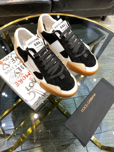 

new style luxury high-end men's casual sports shoes fashion design brand platform men's shoes wild style size: 38-44 jte, Black