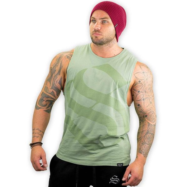 

mens tank fitness bodybuilding sleeveless shirts fashion cotton vest gyms workout undershirt stringer brand clothes elastic, White;black