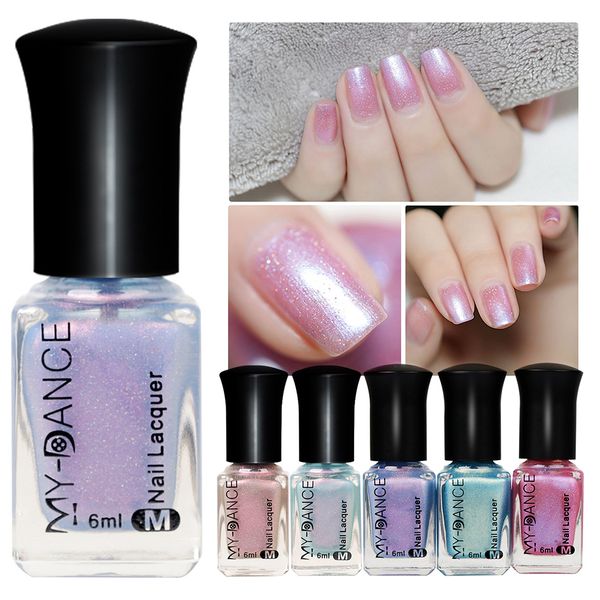 

shell nail polish unpeelable long-lasting pearl gloss shell nail art polish glue magic pearl uv gel tslm1