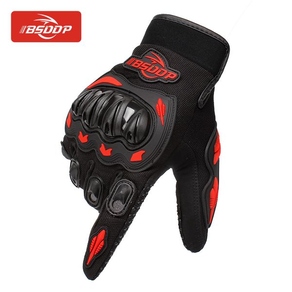 

motorcycle gloves wear drop resistant racing motorbike breathable mesh fabric cycling gloves moto luvas guantes, Black