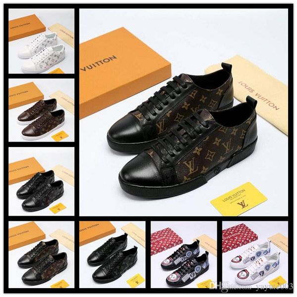 

2020 luxury fashion designerss shoes mens womens snake ace genuine leather designerss sneakers gift flat boots comfortable casual shoes, Black