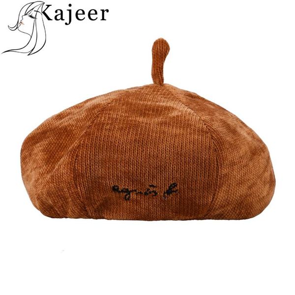 

kajeer elegant women octagonal cap berets fashion solid color vintage cotton solid color caps female bonnet warm walking cap, Blue;gray