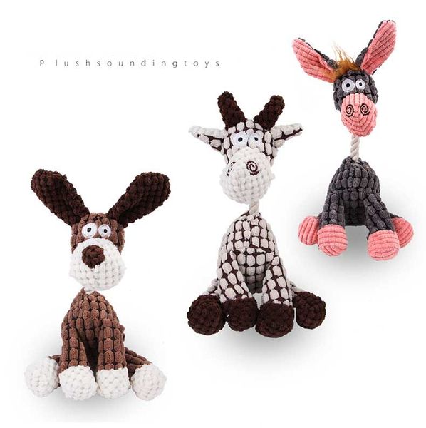 

cat dog toys pet dog molar training teddy shiba inu interactive pet sound toy donkey pet supplies