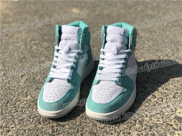 

og new 1 turbo high green men basketball designer shoes sneakers sports outdoor trainers with box size 8-12