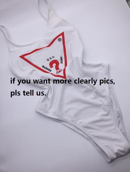 

лето сексуальное цельное бикини для женщин купальники с буквами горячий бренд купальники леди спинки купальники 3 цвета s-xl опционально, White;black