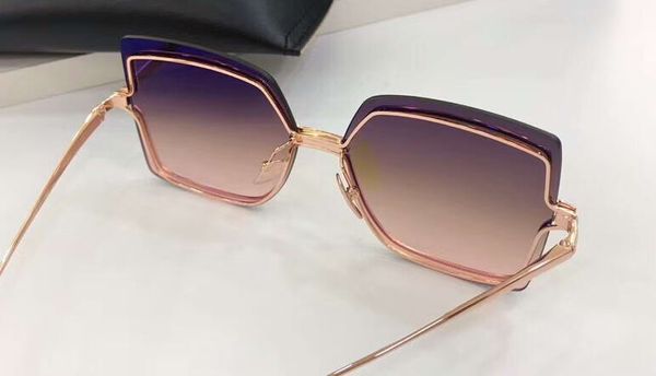 

rose brown square gradient box sunglasses 60mm gold sun lens glasses rimless sunglasses women with new rtakw, White;black