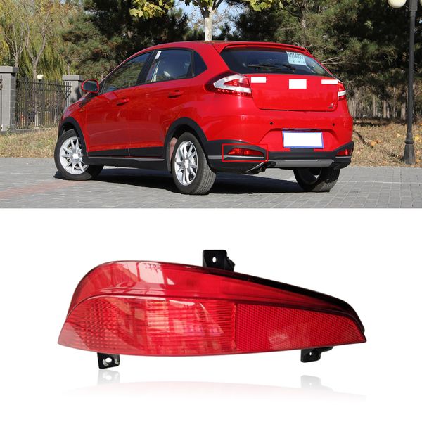 

capqx for chery fulwin 2 hatchback 2013-2016 rear bumper brake light reflector taillight fog light swarning