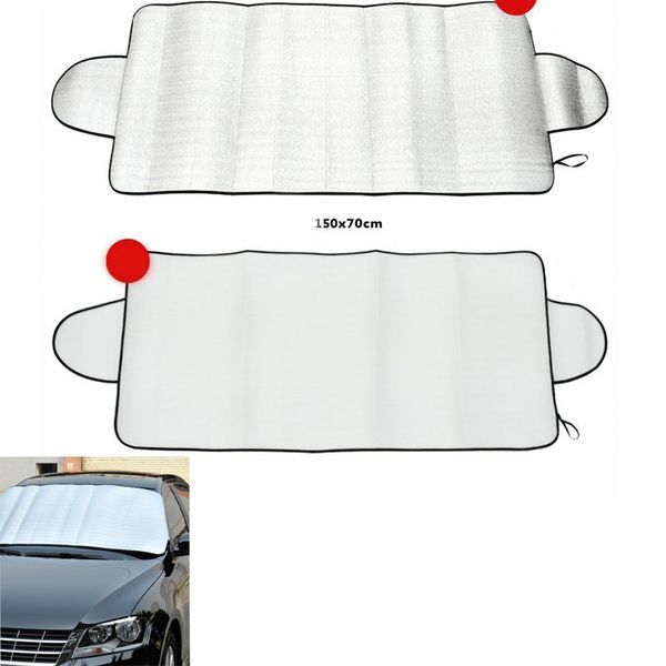 

150*70 cm universal car sun shade cover windshield cover anti sun uv snow frost ice dust foldable frnot window protector