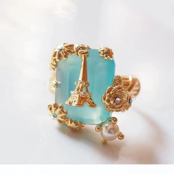 

2020 amybaby luxury эмаль глазурь париж эйфелева башня женщин кисточки падение серьги ожерелье кольцо браслет ювелирных изделий для партии, Silver