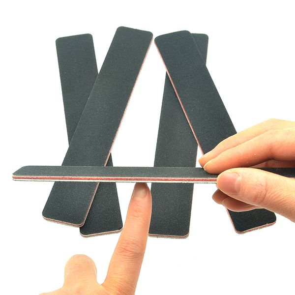 

12pcs nail art buffing tools 100/180 sanding nail file for salon manicure uv gel polisher files polishing tool he0017