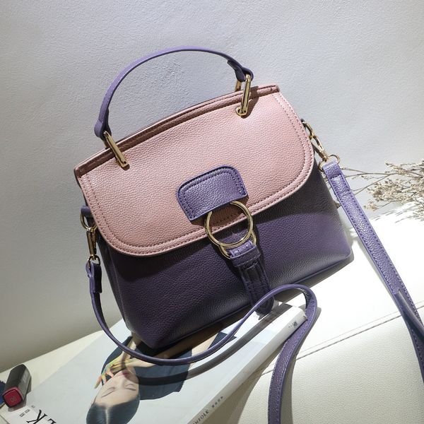

women's bag european and american fashion pu leather portable shoulder bag women's messenger
