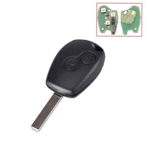 

car remote control key 2 buttons 433mhz for peugeot 207 307 car keyless fob pcf7961 chip hu83 blade