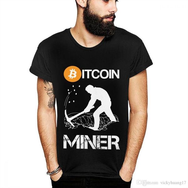 

graphic miner funny cryptocurrency holder merch t shirt picture custom crewneck homme tee shirt, White;black