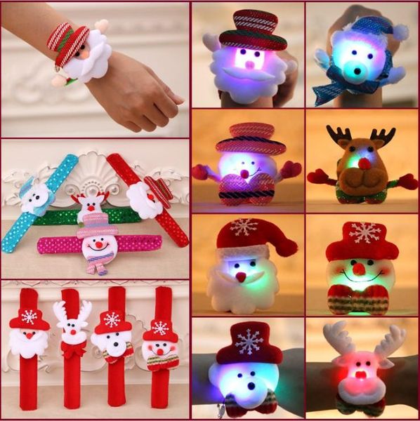

bravo new christmas ornament sequins glitter christmas patch circle christmas child gift rings hand circle glow toy