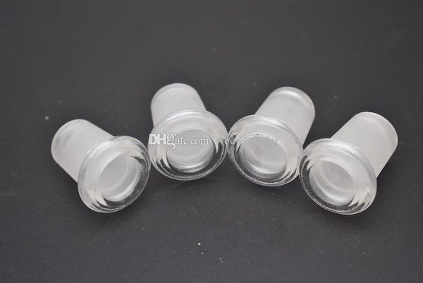 18mm male to 14 female glass connector Adapter on 18.8mm ground glass downstem adapter for water oil bong