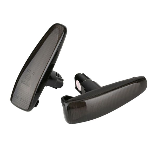 

turn signal light smoked led side marker for mitsubishi lancer evo x sport lamp- up normal
