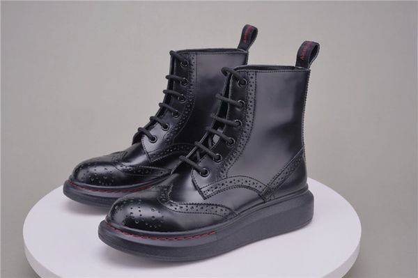 

boots women genuine leather shoes for winter boots shoes woman casual spring genuine leather botas mujer female ankle boots 35-40 a44, Black