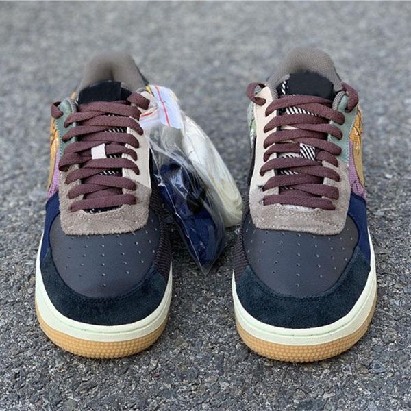 

travis f1 classic skateboarding shoe ins velvet multi color stitching zipper mens women fashion casual d09, Black