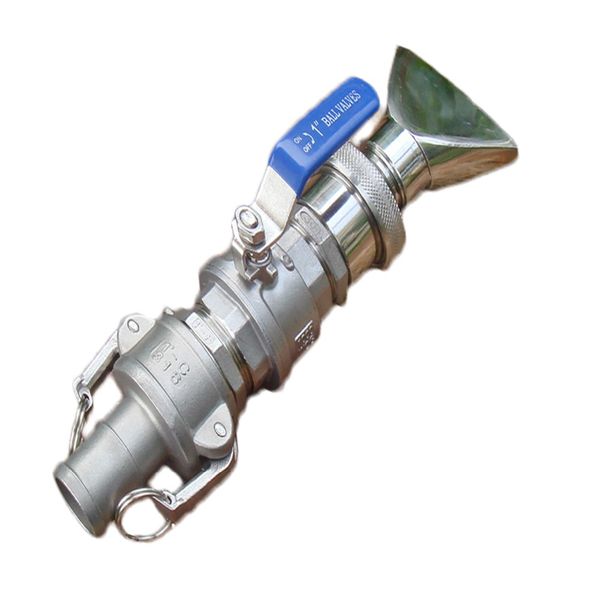 

fast connecting ball switch of universal stainless steel sector water gun nozzle high pressure flushing irrigation nozzle