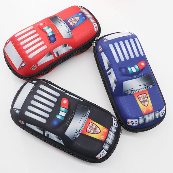 

мультфильм автомобиль пенал школа пенал для мальчиков многофункциональный большой емкости eva материалы черный карандаш сумка коробка детски