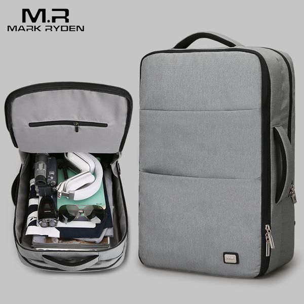 

mark ryden leisure anti-thief usb charging lapbackpack men backpack waterproof raincoat 15.6 inch lapbag man travel bag