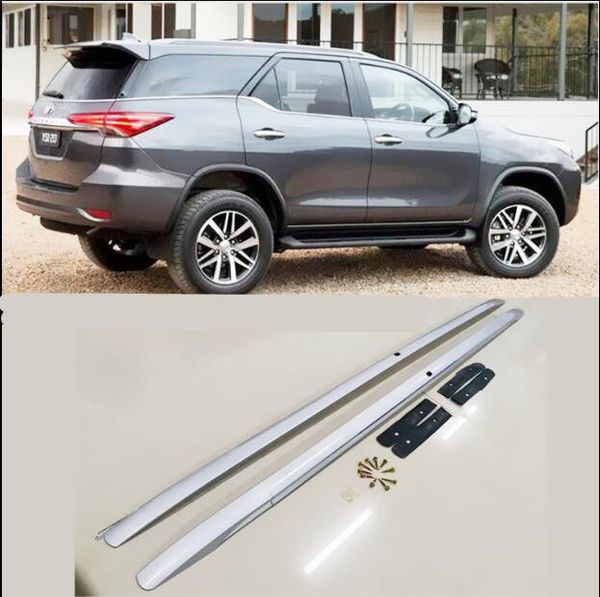 

aluminum alloy car roof rack baggage luggage cross bar for 16-17-18 toyota fortuner 2016 2017 2018 2019 by ems