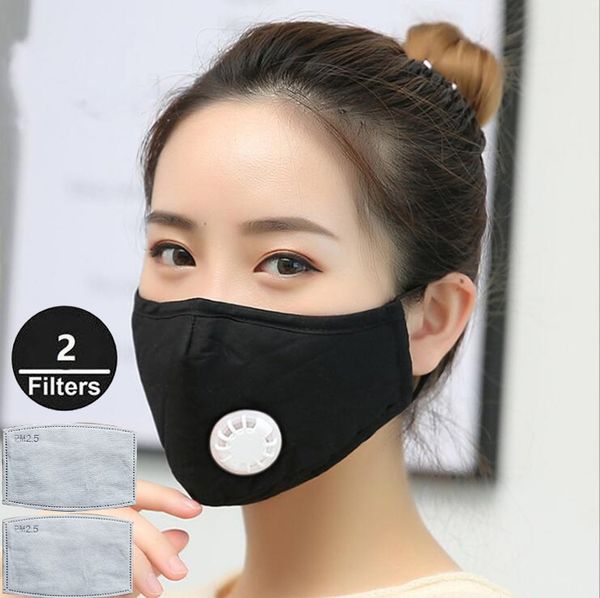 

n95 mouth masks face mask reusable n95 respirator mask with valve 2 filters dust noish ffp2 pollution masks
