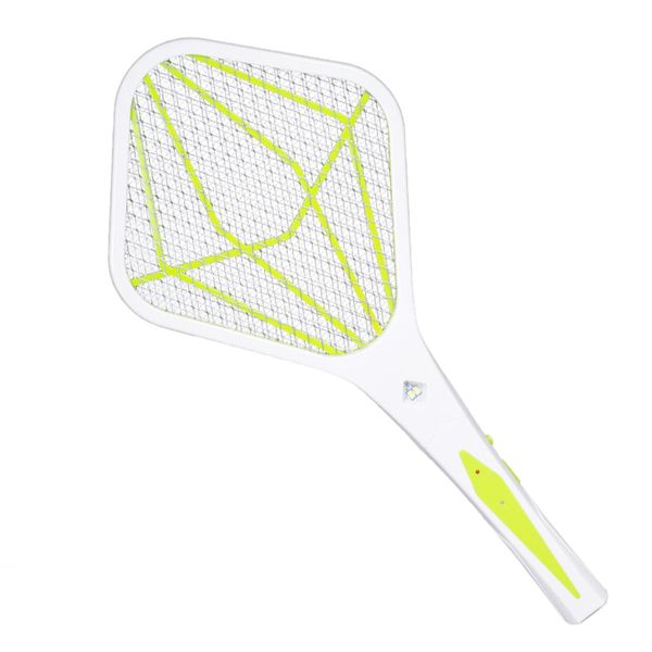 

usb charging mosquito swatter household bug zapper racket - black