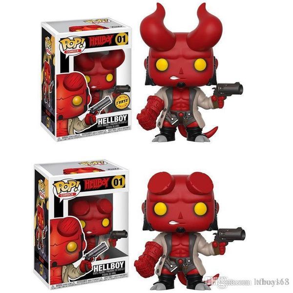 

cute lxh brandnew funko pop 01# hellboy anime figures action figures xmas gifts toys birthdays gifts doll new arrvial pvc sale