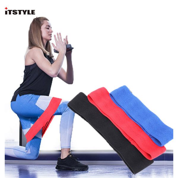 

itstyle hip loop resistance bands nylon latex warmups squats mobility workout leg pull rope bands fitness s/m/l