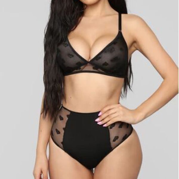 

2шт комплект нижнего белья женские сексуальные кружева babydoll стринги сексуальное женское белье пуш-ап бюстгальтер набор интимная ночная о, Black;white