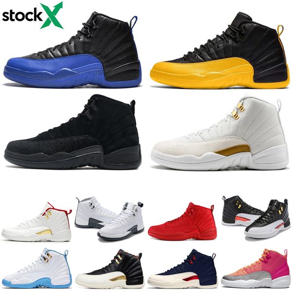 

stock x 12 12s fiba basketball shoes for men punch game royal reverse taxi winterized wntr mens designer trainers sneakers sports shoes