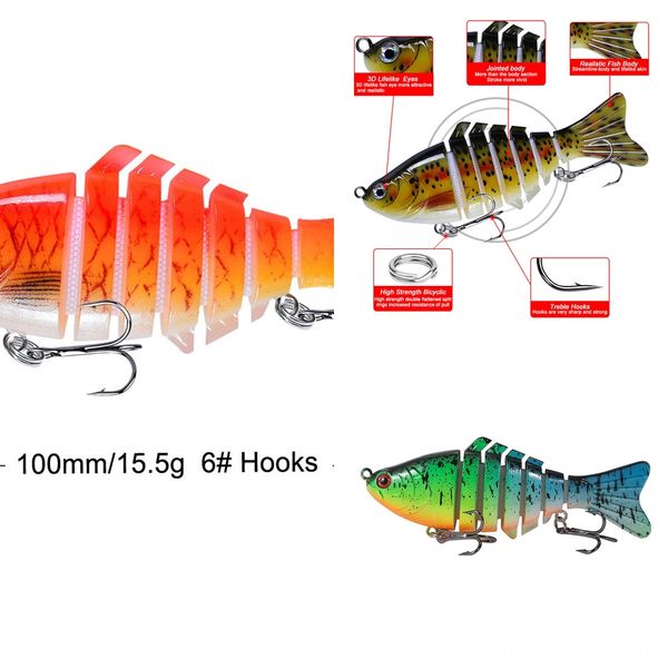 

idoph fishing mini mino 10cm * 15.5g 10 colorfat bait luya rock bait bionic bait fake