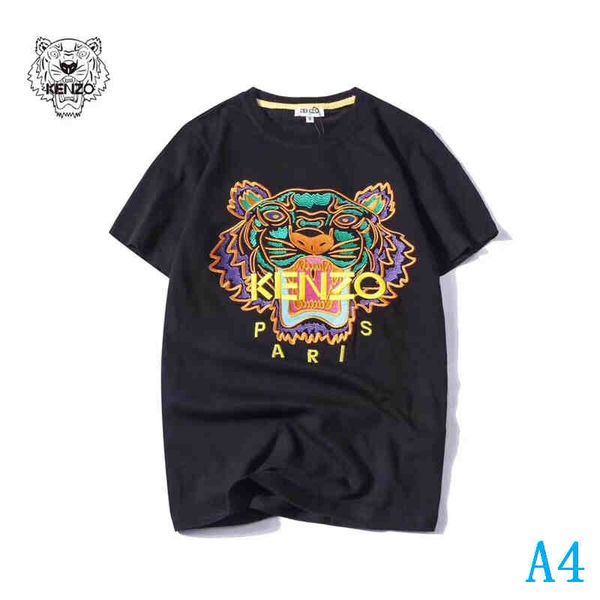 

summer brand t shirts mens tiger head letter embroidery t shirt mens clothing brand short sleeve tshirt women s-2xl, White;black