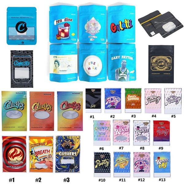 

Jungle Boys Cookies Gelatti Cereal Milk Chuckles Exotics Gusher Flamegrowers Runtz Joker UP 3.5g Package Bag Vape Paackags Dry Herb Flowers