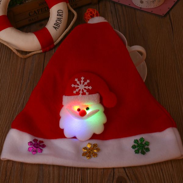 

cloth luminous christmas hat festival supplies glowing toys gift