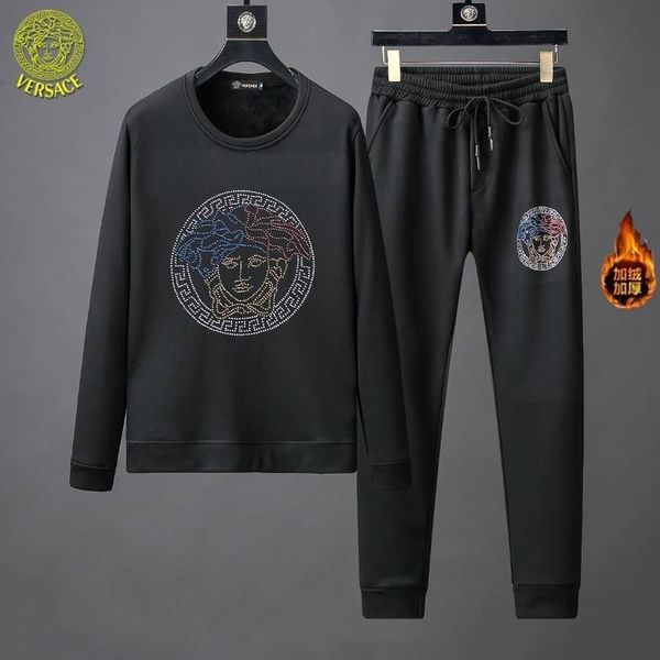 

2019 mens tracksuit solid color mens sweatshirt sweaters pants mens two piece outfits 191128-3975*m2767, Gray