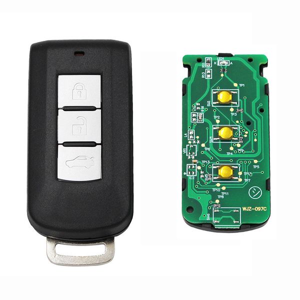 

3 buttons smart remote key fob 433mhz 7952 chip for mitsubishi with small key