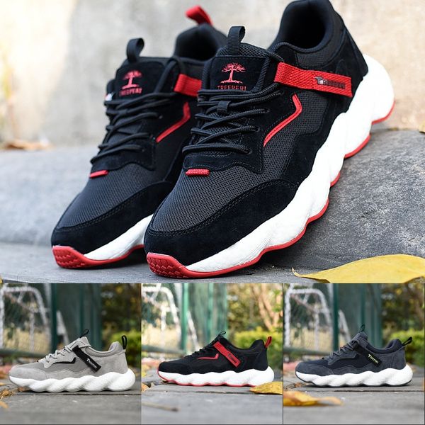

fashion luxury platform designer shoes treeperi basfboost wave runner mens bred luxury casual sneakers cool grey midnight navy men trainers