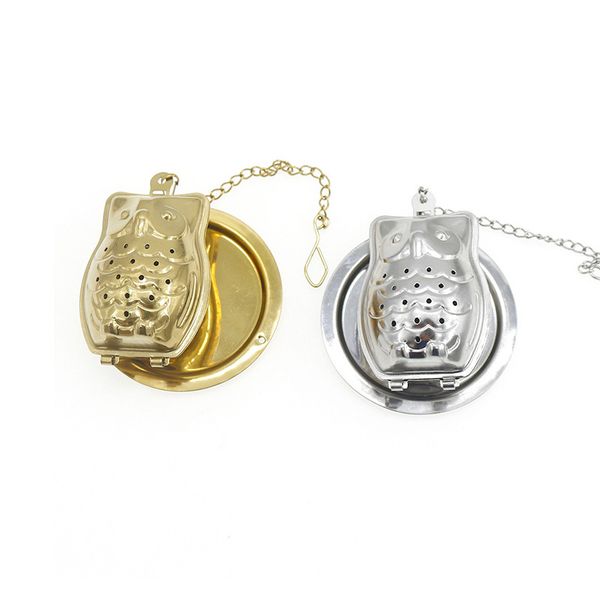 

сова чай сито из нержавеющей стали для заварки чая творческих чаи сито многоцветные повторять чай аксессуары свободного dhl