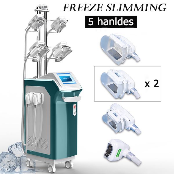

original cryolipolysis fat ing slimming machine cryotherapy face body slimming double chin removal machine 5 handles