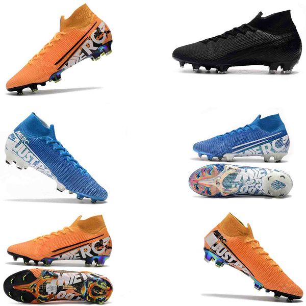 

mercurial superfly vi 360 elite fg new lights xii 12 cr7 ronaldo neymar mens women high soccer shoes football boots cleats