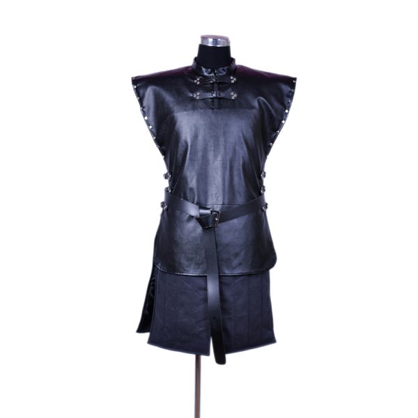 

halloween men and kid clothing cartoon cosplay costume game of thrones nights watch jon snow cosplay kid outfit, Black;red