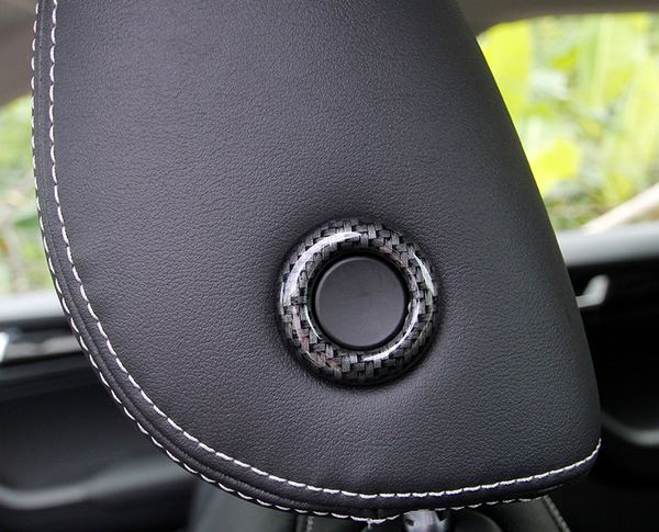 

for skoda aq karoq 2017 2018 abs plastic interior seat headrest adjustment decoration ring cover trim 2pcs car styling