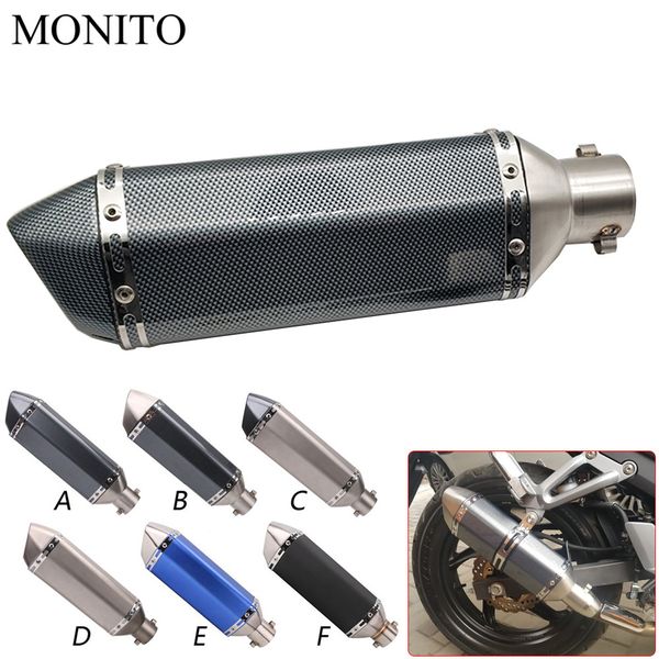 

universal motorcycle akrapovic exhaust dirt bike escape modified exhaust for c400gt c600 c650 c650gt f650gs f700gs f8000r