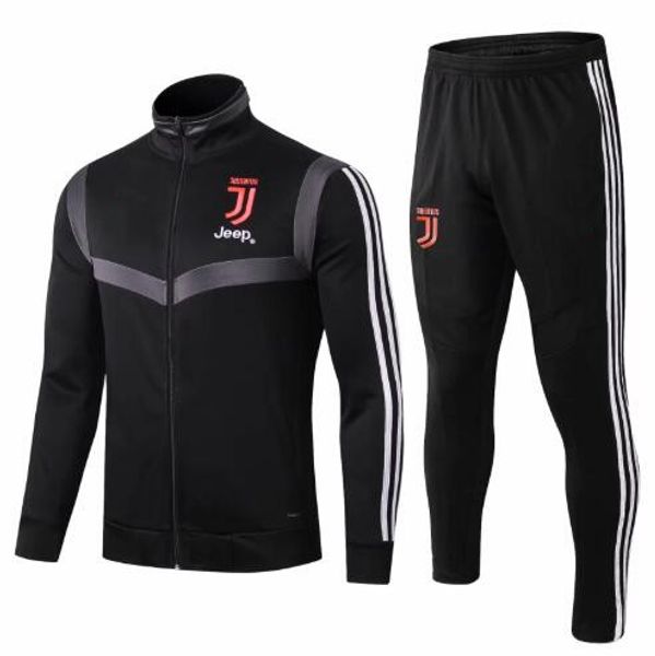 

kids 19-20 soccer training suit sweater real madrid soccer tracksuit jogging chandal jacket, Black
