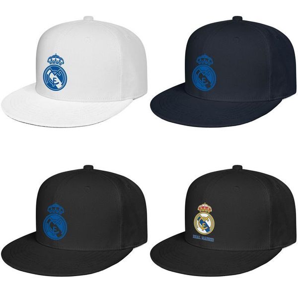 

real madrid cf blancos los merengues vikingos blue for men and women snap back baseballcap styles vintage hip hopflat brimhats white gay, Blue;gray