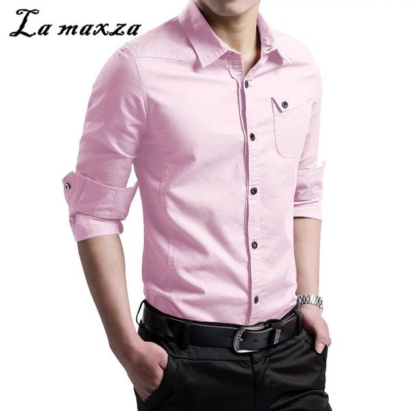 

business casual black big size streetwear men shirt regular fit long sleeve 2018 autumn blouse, White;black